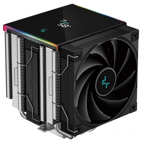 DEEPCOOL chladič AK620 Digital SE / 2x120mm fan / 6x heatpipes / pro Intel i AMD/ digitální display / černý