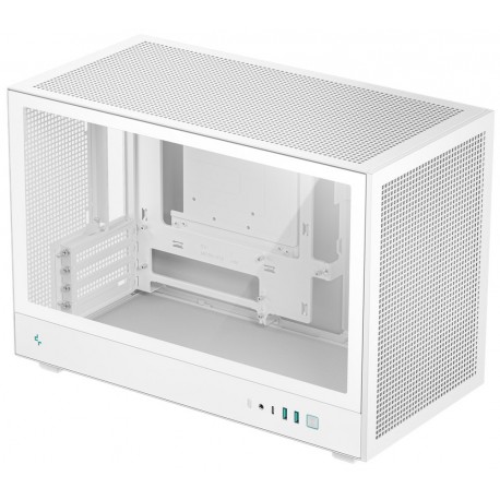 DEEPCOOL skříň CH260 / microATX / 2 x USB 3.0 / USB-C / mesh panel / tvrzené sklo / bílá
