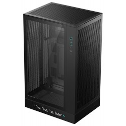 DEEPCOOL skříň CH270 Digital / microATX / 2 x USB 3.0 / USB-C / mesh panely / černá