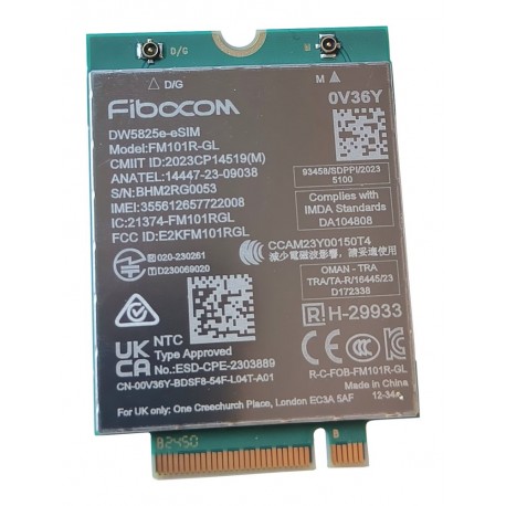 DELL 4G LTE modem/ karta Qualcomm® (DW5825e) WWAN