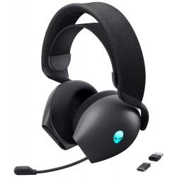DELL bezdrátová náhlavní souprava  AW725H/ Wireless gaming Tri - mode Headset/ sluchátka + mikrofon/ černá