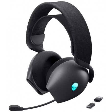 DELL bezdrátová náhlavní souprava  AW725H/ Wireless gaming Tri - mode Headset/ sluchátka + mikrofon/ černá