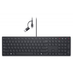 DELL KB525C/ německá/ klávesnice/ USB/ černá