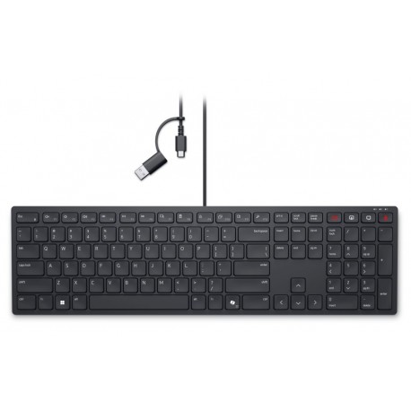 DELL KB525C/ německá/ klávesnice/ USB/ černá