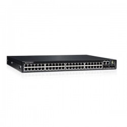 DELL Networking N3248TE/  48 x 1GbE, 4 x 10Gb SFP+, 2x 100Gb QSFP28/ 32GB/ 1xAC PSU IO/PS OS10