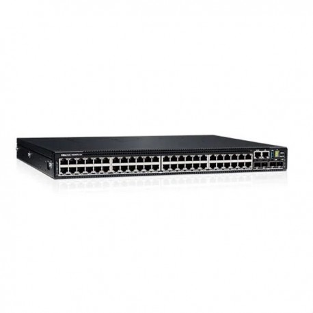 DELL Networking N3248TE/  48 x 1GbE, 4 x 10Gb SFP+, 2x 100Gb QSFP28/ 32GB/ 1xAC PSU IO/PS OS10