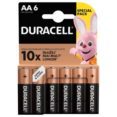 Duracell Basic alkalická baterie 6 ks (AA)