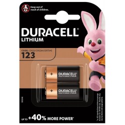 Duracell Ultra lithiová baterie CR123A 2 ks