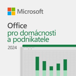 Elektronická licence: Microsoft Office pro domácnosti a podnikatele 2024 Czech Medialess - ESD (elektronická) licence