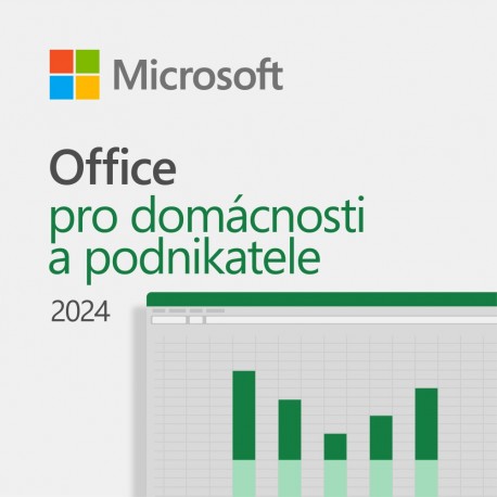 Elektronická licence: Microsoft Office pro domácnosti a podnikatele 2024 Czech Medialess - ESD (elektronická) licence