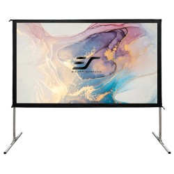 ELITE SCREENS plátno mobilní outdoor stativ 100" (254cm)/ 16:9/ 124,5×221,5cm/ hliníkový/ přední a zadní projekce