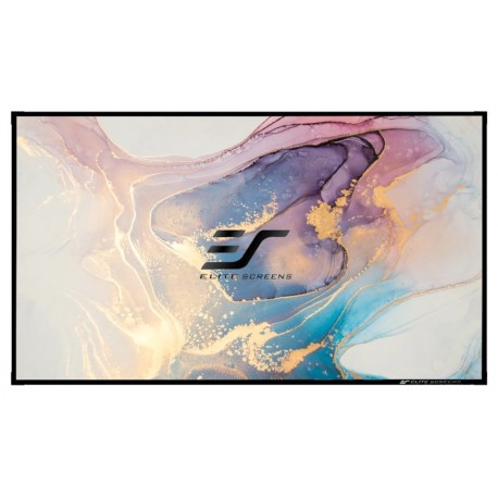 ELITE SCREENS plátno v pevném rámu 120" (305cm)/ 16:9/ 149,5×265,8cm/ CLR3/ bezrámové/ pro UST projektory