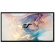 ELITE SCREENS plátno v pevném rámu CINEMA Scope 125" (317,5cm)/ 2,35:1 / 124,5×292,5cm/ gain 1.1/ rám černý 6cm
