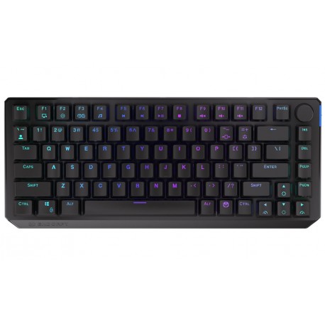 Endorfy herní klávesnice Thock 75% Wireless Red / RGB / red sw. / bezdrátová / mechanická / US layout / zkrácená /černá