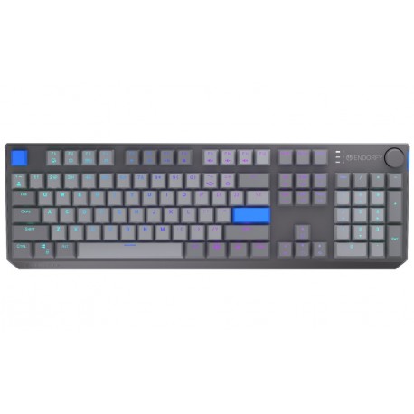 Endorfy mechanická klávesnice Thock V2 / bezdrátová / ARGB /  yellow sw. / USB / num. kl. / US layout