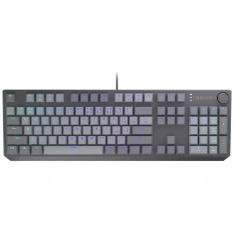 Endorfy mechanická klávesnice Thock V2 / drátová / ARGB /  red sw. / USB / num. kl. / CZ/SK layout