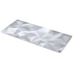 Endorfy podložka na stůl Crystal XL Onyx White / 900×400×3 mm / voděodolná / bílá