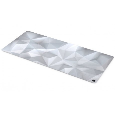 Endorfy podložka na stůl Crystal XL Onyx White / 900×400×3 mm / voděodolná / bílá