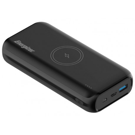 Energizer powerbanka QE20009PQ   20000mAh,, Power Delivery, bezdrátové nabíjení, černá