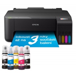 Epson EcoTank L1230/ ITS/ 5760 x 1440/ A4/ 4 barvy/ USB/ 5 let záruka po registraci