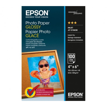 EPSON fotopapír C13S042548/ 10x15cm/ lesklý/ 100ks