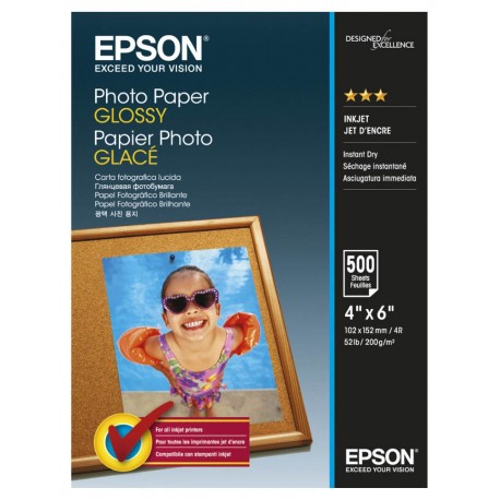 EPSON fotopapír C13S042549/ 10x15cm/ lesklý/ 500ks