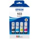 Epson inkoustová náplň 103/ T00S64A/ EcoTank/ L1x10/ L315x/ L325x/ L3x6x/ L5190/ 4-colour Multipack