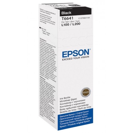 Epson inkoustová náplň 664/ C13T66414A/ L100/ L110/ L200/ L210/ L355/ L550/ 70ml/ Černá