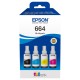 Epson inkoustová náplň 664/ T66464A/ EcoTank/ L120/ L310/ L305x/ L3060/ L3070/ L1300/ 4-colour Multipack