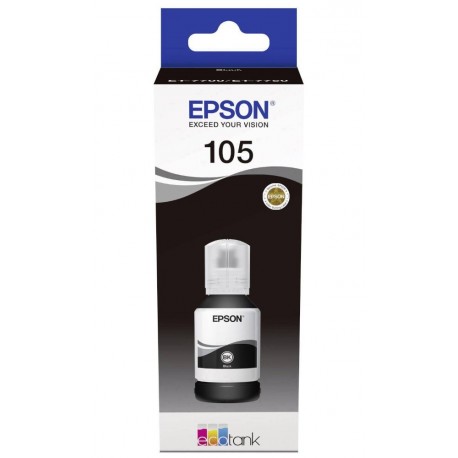 Epson inkoustová náplň/ C13T00Q140/ 105 EcoTank/ L7160/ L7180/ Černá