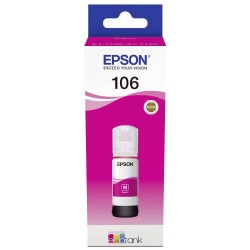 Epson inkoustová náplň/ C13T00R340/ 106 EcoTank/ L7160/ L7180/ Magenta