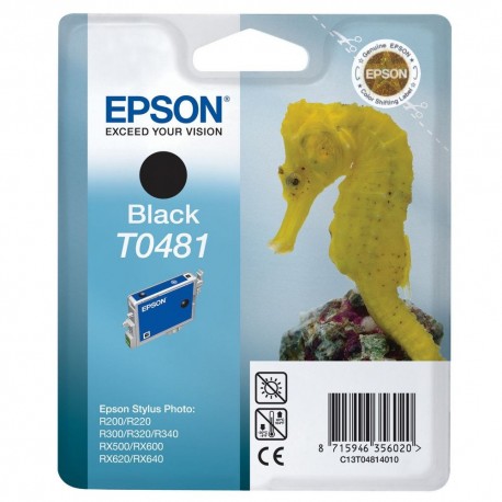 Epson inkoustová náplň/ C13T048140/ Stylus R300/ RX500/ RX600/ Černá