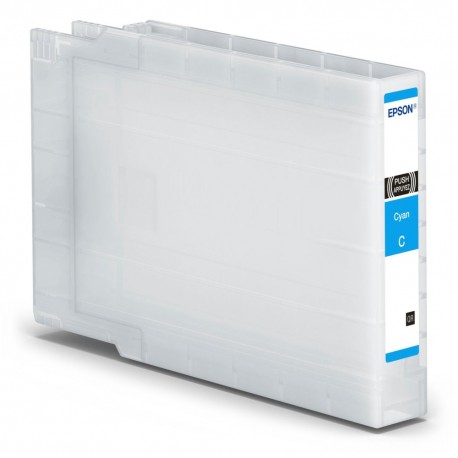 Epson inkoustová náplň/ C13T04A24N/ WF-C8190 / WF-C8690XXL/ azurová