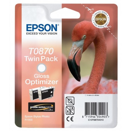 Epson inkoustová náplň/ C13T087040/ R1900 / Gloss Optimizer