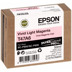 Epson inkoustová náplň/ C13T47A60N/ Singlepack Light Magenta/ UltraChrome