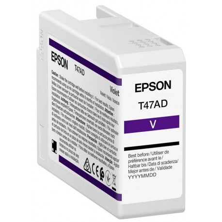 Epson inkoustová náplň/ C13T47AD00/ Singlepack Violet/ UltraChrome