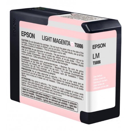 Epson inkoustová náplň/ C13T580600/ StylusPro3800/ Světlá Magenta