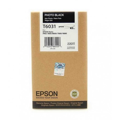Epson inkoustová náplň/ C13T603100/ StylusPro7800/ 7880/ 9800/ 9880/ Foto/ 220ml
