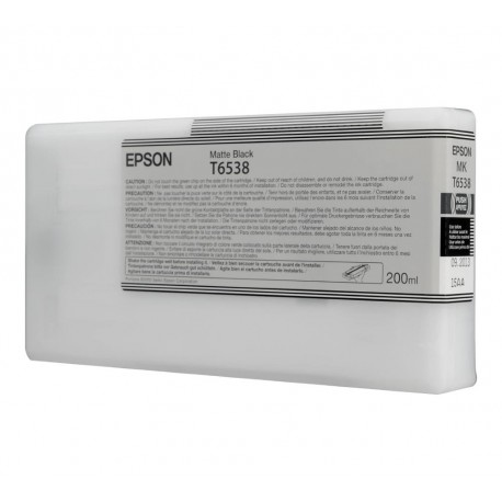 Epson inkoustová náplň/ C13T653800/ StylusPro4900/ Matná/ 200ml