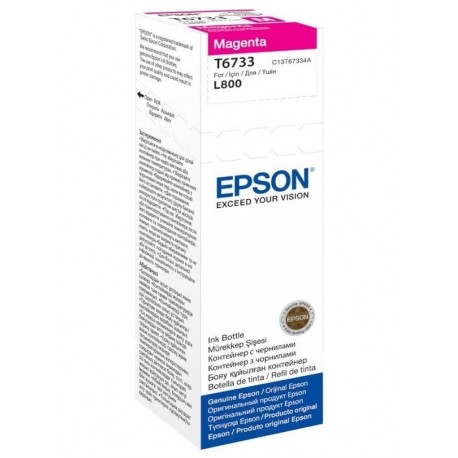 Epson inkoustová náplň/ C13T67334A/ FOTO L800/ 70ml/ Magenta