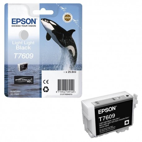 Epson inkoustová náplň/ C13T76094010/ Light Light black