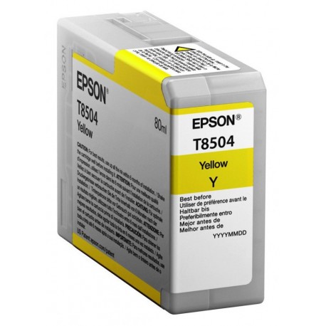 Epson inkoustová náplň/ C13T850400/ Žlutá
