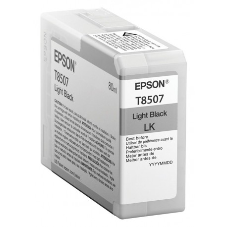 Epson inkoustová náplň/ C13T850700/ Light Černá