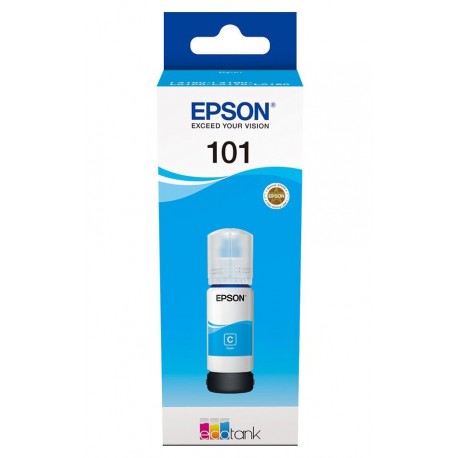 Epson inkoustová náplň/ T03V24A/ 101 EcoTank/ L6160/ L6170/ L6190/ L4150/ L4160/ Modrá