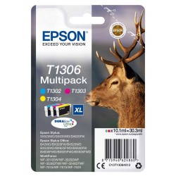 Epson inkoustová náplň/ T1306/ Multipack T1306 DURABrite Ultra Ink/ 3x barvy