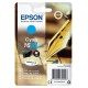Epson inkoustová náplň/ T1632/ C13T16324012/ Singlepack 16XL DURABrite Ultra Ink/ azurová