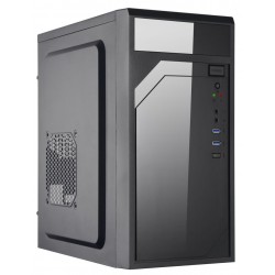 EUROCASE MidT ML M6-590B / mATX / bez zdroje / 2x USB 3.0 / černá