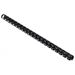 EUROSUPPLIES plastové hřbety/ formát A4/ 12,5mm/ černé/ 100 pack