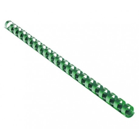 EUROSUPPLIES plastové hřbety/ formát A4/ 22mm/ zelené/ 50 pack