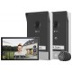 EZVIZ chytrý domácí interkom HP7 2-Entry Kit/ Wi-Fi/ 2048 x 1296/ 7" dotykový monitor/ 2x zvonek/ IP65/ černo-stířbrný